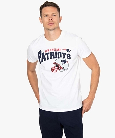 tee-shirt homme patriots nfl - team apparel blanc tee-shirtsB367901_1