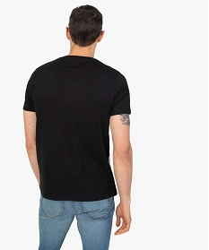tee-shirt homme imprime a manches courtes - les minions noir tee-shirtsB368101_3