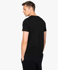 tee-shirt homme manches courtes imprime - matrix noir tee-shirtsB369601_3