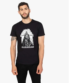tee-shirt homme a manches courtes imprime - star wars noir tee-shirtsB370001_1