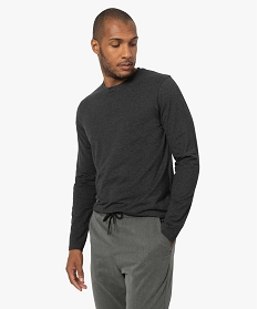 CHEMISE NOIR TEE-SHIRT GRIS ANTHRACITE:40179570078-Polyester////