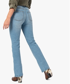 jean femme coupe bootcut taille haute grisB372801_3