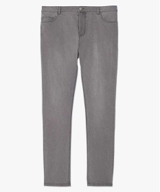 jean femme extensible coupe slim gris pantalons et jeansB373701_4