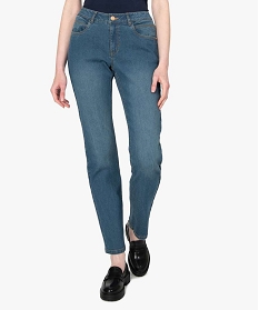 GEMO Jean femme coupe Regular Gris