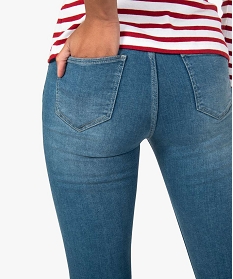 jean femme coupe skinny longueur 78eme grisB374201_2