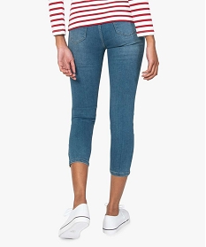 jean femme coupe skinny longueur 78eme grisB374201_3