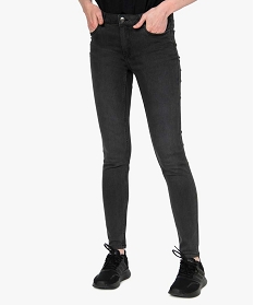 jean femme skinny taille normale grisB374501_1