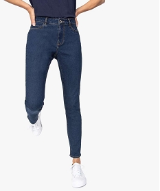 jean femme coupe slim 5 poches bleu slimB374601_1