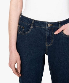 jean femme coupe courte et slim bleu pantacourtsB376501_2