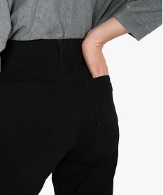 jean femme coupe regular taille normale noir pantalonsB377401_2