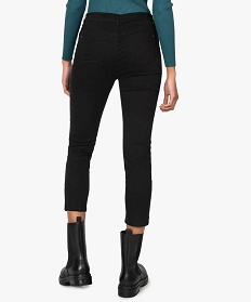 jean femme coupe skinny 78eme avec bas zippes noirB377501_3