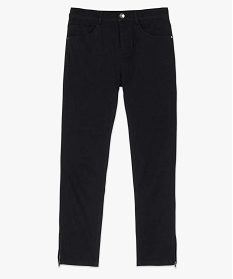 jean femme coupe skinny 78eme avec bas zippes noir pantalonsB377501_4