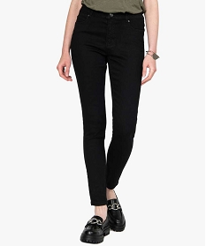 jean femme skinny taille normale noir noir pantalonsB378901_1