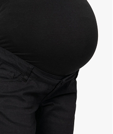 jean de grossesse coupe slim avec large bandeau elastique noirB380501_2