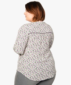 blouse femme grande taille imprimee a manches longues imprime chemisiers et blousesB389701_3