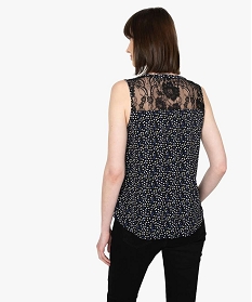 blouse femme sans manches imprimee multicolore blousesB392101_3