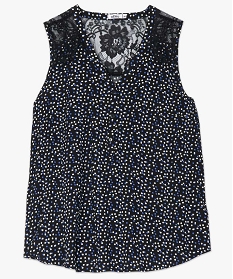 blouse femme sans manches imprimee multicolore blousesB392101_4