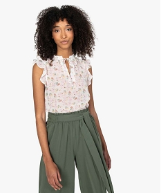 23WLACK noir BLOUSE AOP FLORAL:40288570343-Polyester////