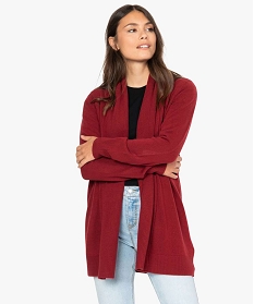 81RATIDA. ROSE GILET BORDEAUX:40289510164-Acrylique////