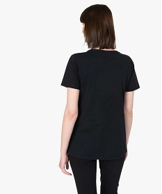 tee-shirt de grossesse et dallaitement a motifs noir t-shirts manches courtesB415901_3