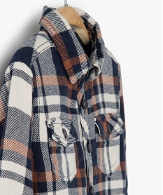 chemise bebe garcon a carreaux avec doublure sherpa imprime chemisesB426001_2