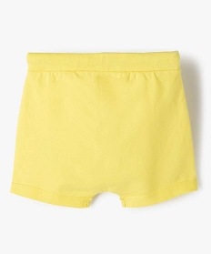short bebe garcon avec poche kangourou jaune shortsB427501_3