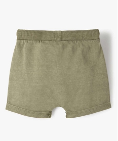 short bebe garcon avec poche kangourou vert shortsB427601_3