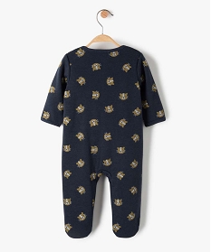 pyjama bebe garcon avec motifs lionceaux multicolore pyjamas ouverture devantB449101_3