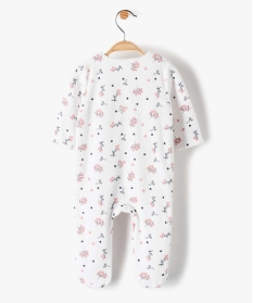 pyjama bebe fille a motifs fleuris et nouds en relief multicoloreB449401_3