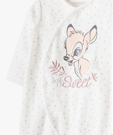 pyjama bebe a pois imprime bambi - disney beigeB449701_2