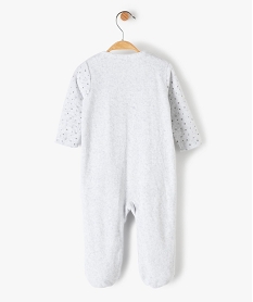 pyjama bebe a etoiles imprime dumbo - disney gris pyjamas ouverture devantB449801_4