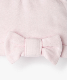 bonnets de naissance bebe fille en coton (lot de 2) rose accessoiresB452701_2