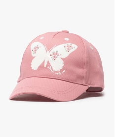 casquette bebe fille motif papillon rose accessoiresB460501_1