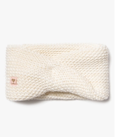 snood bebe fille torsade et paillete beigeB461301_3