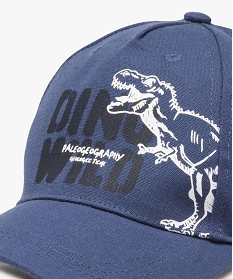 casquette garcon avec motif dinosaure bleuB463301_2