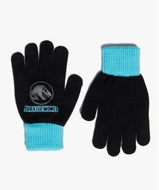 gants garcon avec motif dinosaure - jurassic world bleuB464201_1