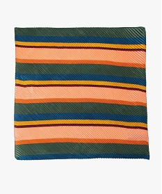 foulard femme multicolores en matiere gaufree multicolore autres accessoiresB466801_3