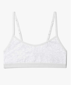 GEMO Brassière fille à fines bretelles gris standard
