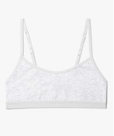 brassiere fille a fines bretelles grisB476501_1