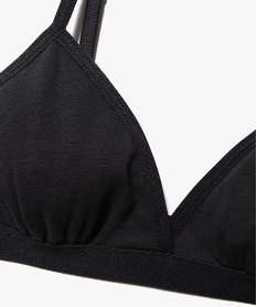 soutien-gorge fille triangle a bretelles multipositions noirB479501_2