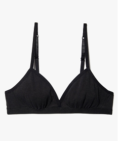 soutien-gorge triangle a fines bretelles fille noir soutiens-gorge brassieresB479501_3