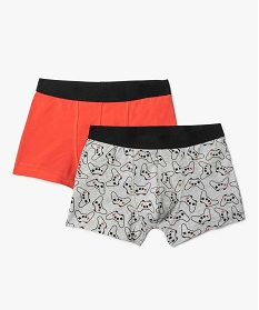 GEMO Boxer garçon motif jeux vidéo (lot de 2) Rouge