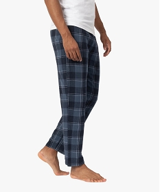 GEMO Pantalon de pyjama homme à carreaux Bleu
