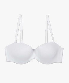 soutien-gorge bandeau en microfibre avec bretelles muti-positions blancB490601_4