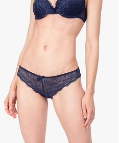 culotte en dentelle et tulle femme (lot de 2) bleu culottesB492701_1