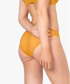 culotte femme en dentelle et tulle (lot de 2) orange culottesB494101_2
