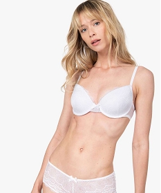 soutien-gorge corbeille en dentelle a armatures femme blanc soutien gorge avec armaturesB497301_1