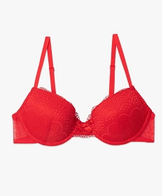 soutien-gorge femme forme corbeille a armatures rouge soutien gorge avec armaturesB497501_4