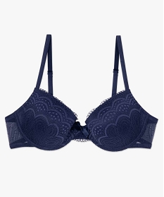 soutien-gorge corbeille en dentelle a armatures bleu soutien gorge avec armaturesB497701_4