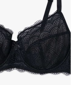 soutien-gorge emboitant a armatures en dentelle grande taille noir sous-vetementsB500101_4